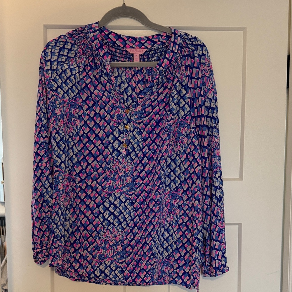 Lilly Pulitzer Elsa Silk Top